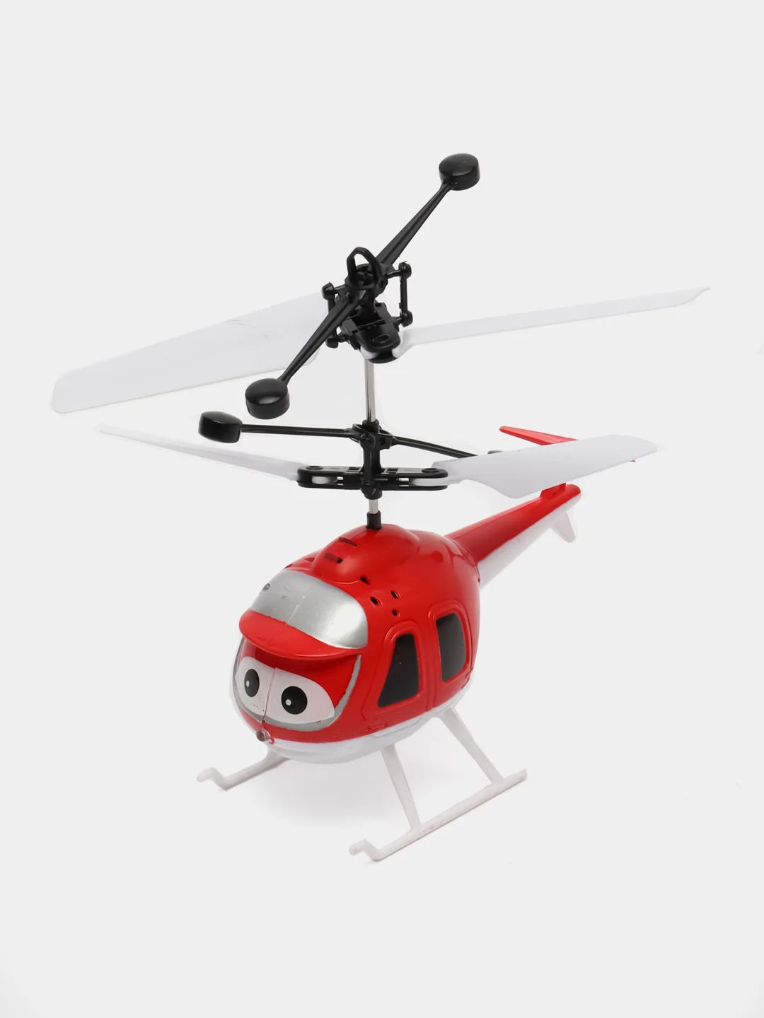 Красный радиоуправляемый детский вертолет Induction Helicopter с пультом управления