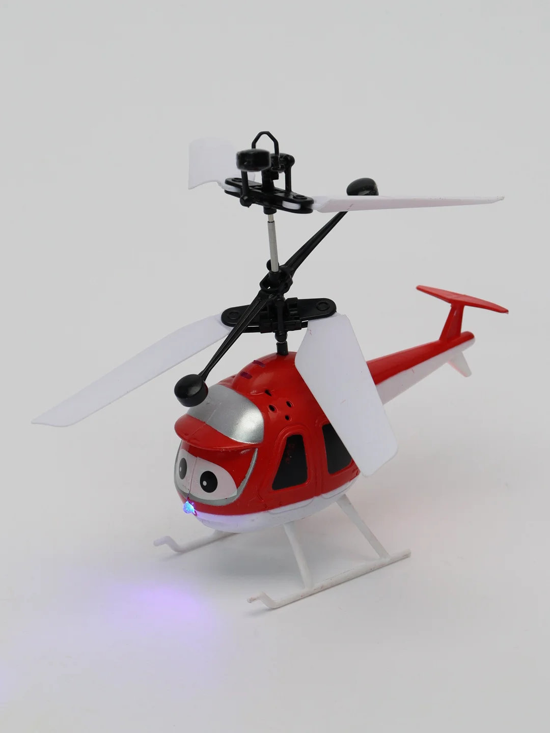 Красный радиоуправляемый детский вертолет Induction Helicopter с пультом управления