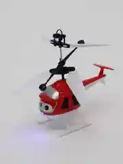 Красный радиоуправляемый детский вертолет Induction Helicopter с пультом управления