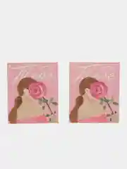 Вишнёвый открытка для подарка, для цветов, разные рисунки, 8,8 х 10,7 см