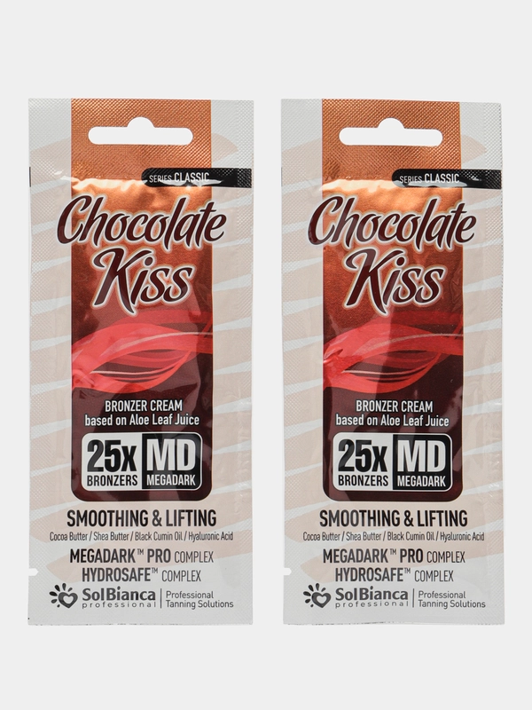 SolBianca Chocolate Kiss крем для загара в солярии саше  1шт=15мл, Саше 1штука и 2шт
