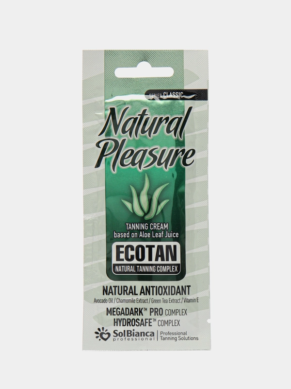 SolBianca Natural Pleasure крем для загара в солярии саше  1шт=15мл, Саше 1штука и 2шт