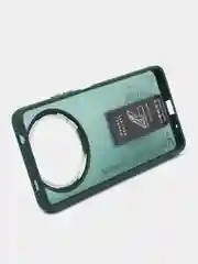 Зеленый чехол с подставкой на Xiaomi Redmi A3 и Poco C61 (Сяоми Редми А3 и Поко Ц61)