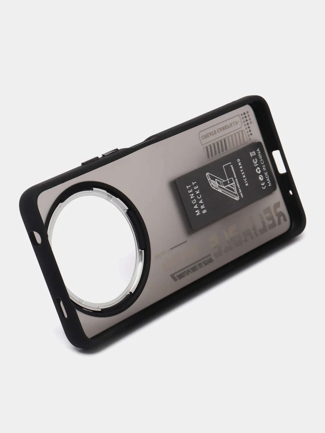 Черный чехол с подставкой на Xiaomi Redmi A3 и Poco C61 (Сяоми Редми А3 и Поко Ц61)