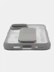 Серый чехол с подставкой на iPhone 13 (Айфон 13)