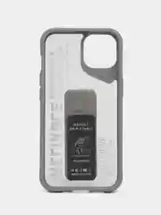 Серый чехол с подставкой на iPhone 13 (Айфон 13)