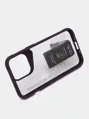 Фиолетовый чехол с подставкой на iPhone 13 Pro (Айфон 13 Про)