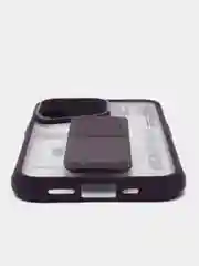 Фиолетовый чехол с подставкой на iPhone 13 Pro (Айфон 13 Про)