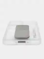 Белый чехол с подставкой на iPhone 14 (Айфон 14)