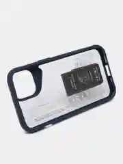 Темно-синий чехол с подставкой на iPhone 14 (Айфон 14)