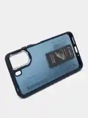 Темно-синий чехол с подставкой на Xiaomi Redmi 13C и Poco C65 (Сяоми Редми 13Ц и Поко Ц65)