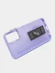 Лавандовый чехол с подставкой на Samsung A15 (Самсунг А15)
