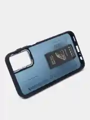 Темно-синий чехол с подставкой на Samsung A15 (Самсунг А15)