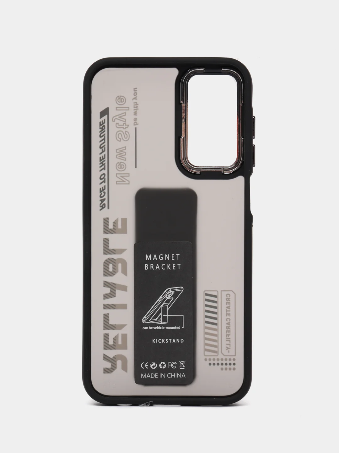 Черный чехол с подставкой на Samsung A15 (Самсунг А15)
