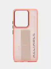 Пудровый чехол с подставкой на Xiaomi Redmi Note 13 (Сяоми Редми Нот 13 4G)