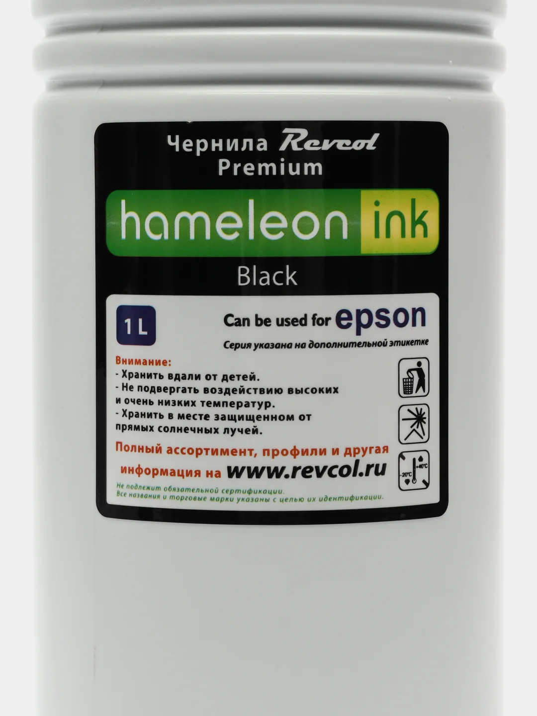 Черный чернила Hameleon для принтеров Epson L-серии 1L