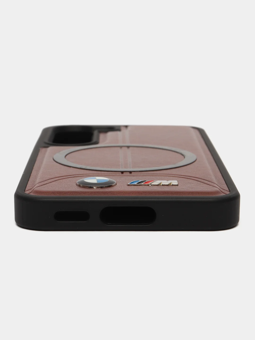 Коричневый чехол MagSafe на Samsung Galaxy S23 (Магсейф Самсунг С23)