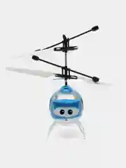 Синий радиоуправляемый детский вертолет Induction Helicopter с пультом управления