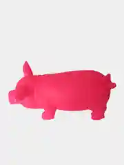 Красный свинка хрюкающая, 21х10см мягкая