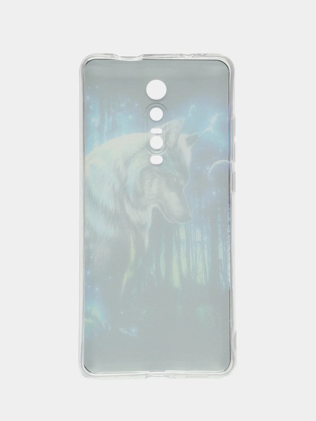 Синий чехол на Redmi K20/K20 Pro/Xiaomi Mi 9T/9T Pro / Редми К20 прозрачный, с рисунком