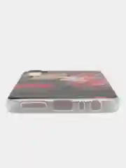 Кораллово-розовый чехол на Xiaomi Redmi Note 8T / Сяоми Редми Нот 8T прозрачный, с рисунком, защита камеры