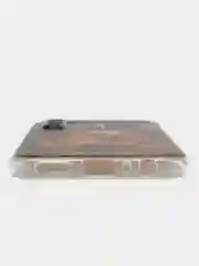 Коричневый силиконовый чехол на Realme 6 Pro / Реалми 6 Про прозрачный, с рисунком, защита камеры