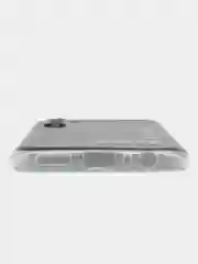 Фиолетовый силиконовый чехол на Realme 6 Pro / Реалми 6 Про прозрачный, с рисунком, защита камеры
