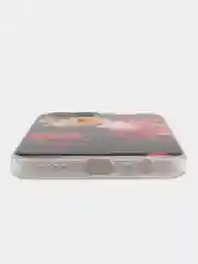 Кораллово-розовый чехол на Oppo Realme 8/8 Pro / Реалми 8/8 Про прозрачный, с рисунком, защита камеры