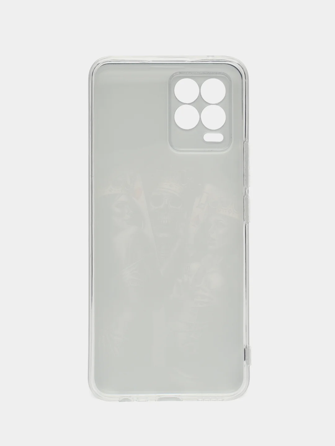 Оливковый чехол на Oppo Realme 8/8 Pro / Реалми 8/8 Про прозрачный, с рисунком, защита камеры