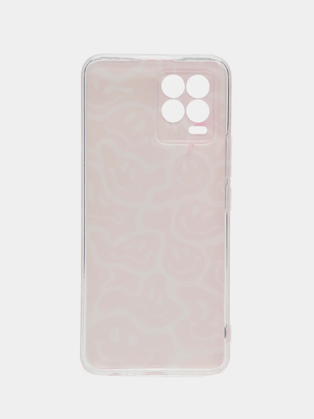 Пурпурный чехол на Oppo Realme 8/8 Pro / Реалми 8/8 Про прозрачный, с рисунком, защита камеры