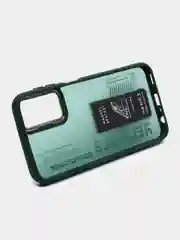 Зеленый чехол с подставкой на Samsung A24 (Самсунг А24)
