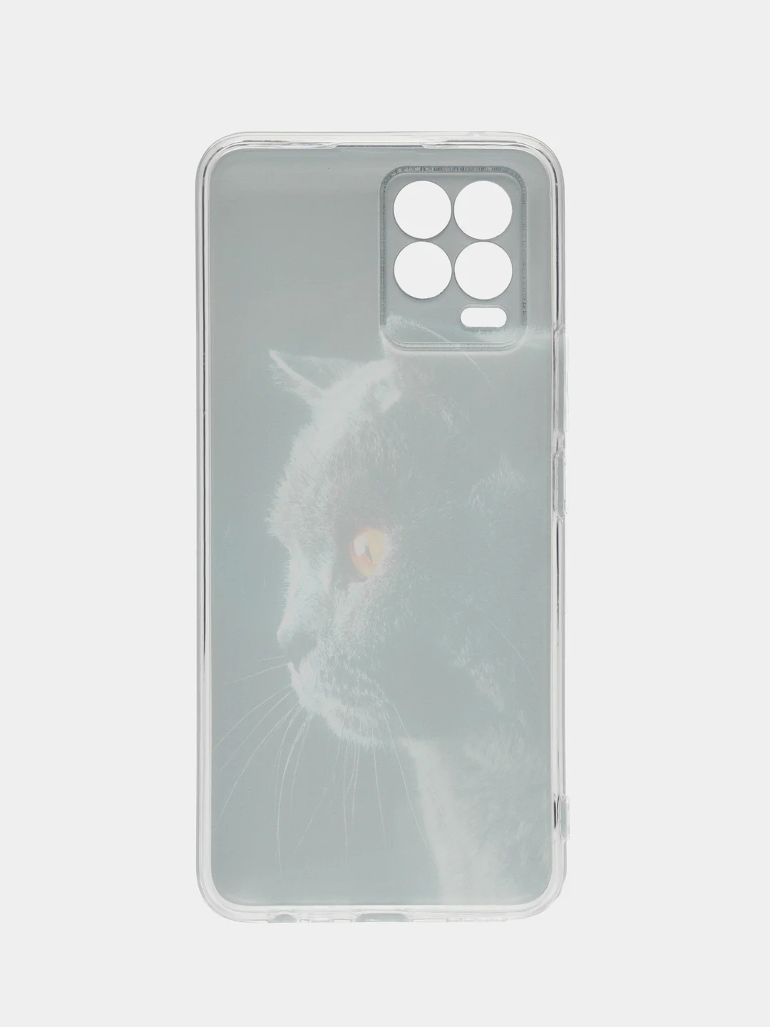 Сиреневый чехол на Oppo Realme 8/8 Pro / Реалми 8/8 Про прозрачный, с рисунком, защита камеры