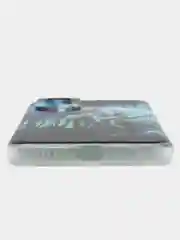 Синий чехол на Xiaomi Redmi Note 12S / Сяоми Редми Нот 12S прозрачный, с рисунком, защита камеры
