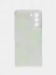 Лавандовый чехол на Samsung Galaxy S21 FE 5G / Самсунг S21 FE прозрачный, с рисунком, защита камеры