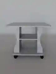Серый стол журнальный Дипломат