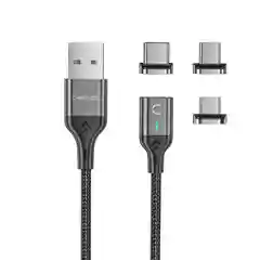 USB кабель магнинтный 4 пин для быстрой зарядки и передачи данных CharGuide Slim line 3.0