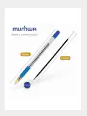 Ручка шариковая масляная с грипом MUNHWA "MC Gold",узел 0,5 мм,линия письма 0,3 мм, BMC-02
