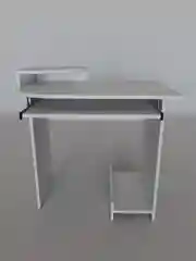 Белый стол компьютерный мини