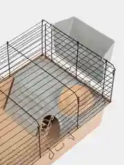 Бежевый клетка для кроликов и морских свинок РОДЖЕР, 58*40*34см