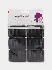 Черный бигуди-липучка д 40мм 6 шт. Royal Rose