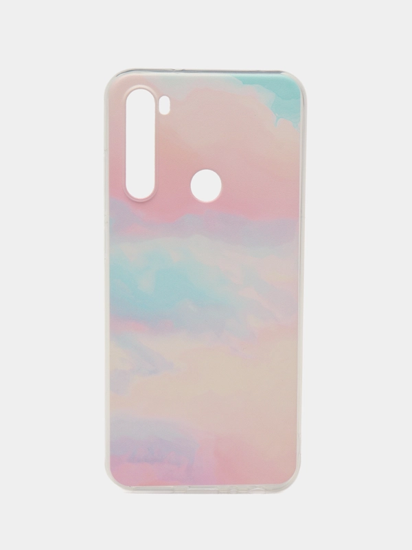 Чехол на Xiaomi Redmi Note 8T / Сяоми Редми Нот 8T прозрачный, с рисунком, защита камеры