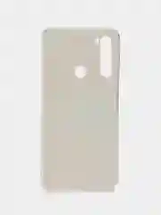 Оранжевый чехол на Xiaomi Redmi Note 8T / Сяоми Редми Нот 8T прозрачный, с рисунком, защита камеры