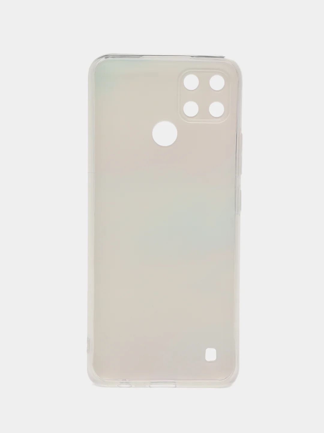Пудровый чехол на Oppo Realme C21Y/C25Y / Реалми C21Y/C25Y прозрачный, с рисунком, защита камеры
