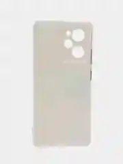 Оранжевый чехол на Poco X5 Pro 5G / Сяоми Поко X5 Про 5G прозрачный, с рисунком, защита камеры