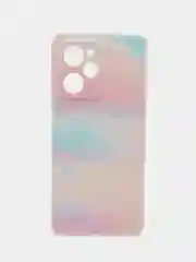 Пудровый чехол на Poco X5 Pro 5G / Сяоми Поко X5 Про 5G прозрачный, с рисунком, защита камеры