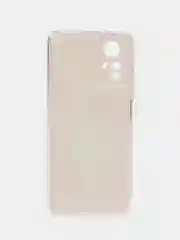 Кораллово-розовый чехол на Xiaomi Redmi Note 12S / Сяоми Редми Нот 12S прозрачный, с рисунком, защита камеры