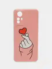 Коралловый чехол на Xiaomi Redmi Note 12S / Сяоми Редми Нот 12S прозрачный, с рисунком, защита камеры