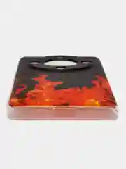 Оливковый силиконовый чехол на Honor X9A / Хонор X9A прозрачный, с рисунком, защита камеры