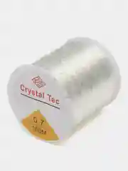 Прозрачный нить силиконовая для бисера, d=0,7 мм, L=100 м, прозрачная