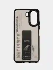 Черный чехол с подставкой на Xiaomi Redmi 13C и Poco C65 (Сяоми Редми 13Ц и Поко Ц65)